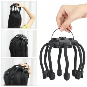 Electric Head Massager for Stress Relief, Physiotherapy Claw